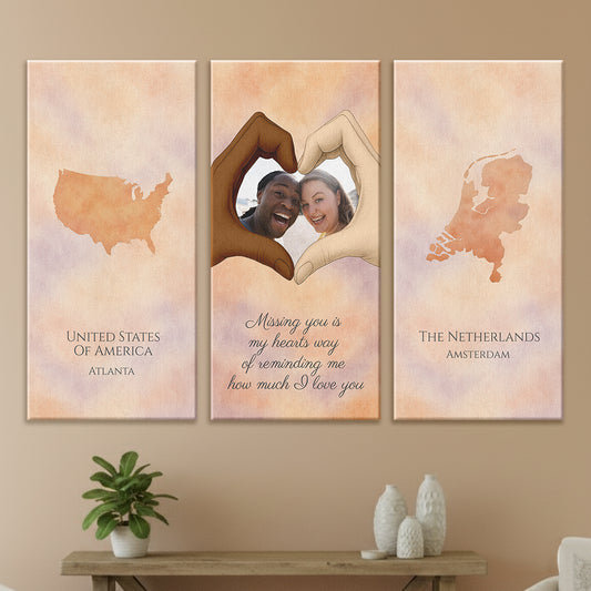 Sunset Watercolor Canvas Collection