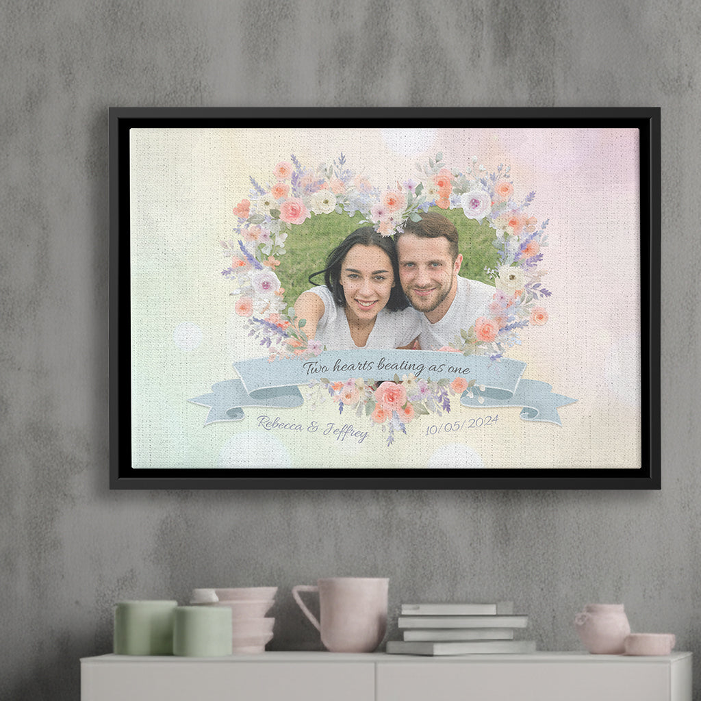Blooming Love Framed Canvas