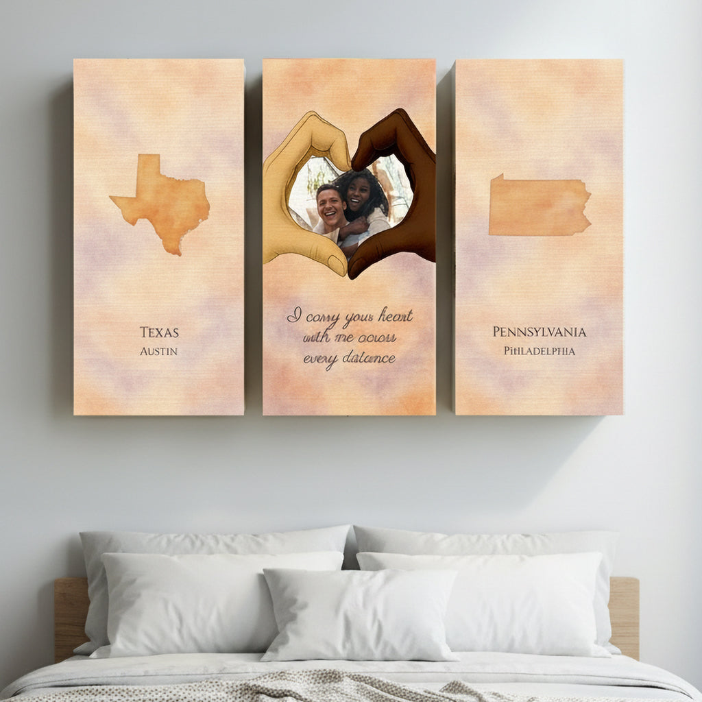 Sunset Watercolor Canvas Collection