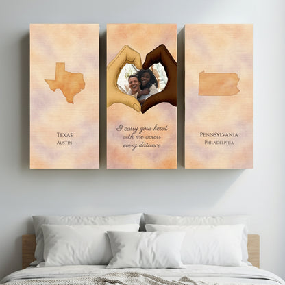 Sunset Watercolor Canvas Collection